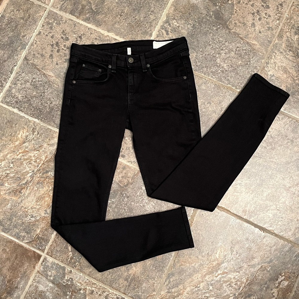 ✨ Rag & Bone Skinny Jeans in Coal Dark Rinse Size 26 EUC